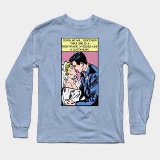 Comic Couple Get Married Long Sleeve T-Shirt